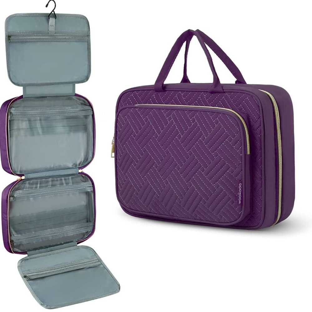 NWT Travel Toiletry Bag In Purple
